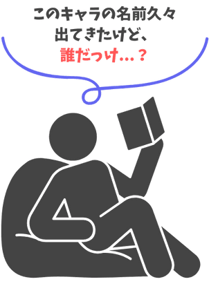 漫画を読んでいる人